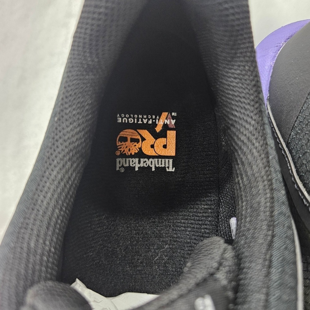 Timberland PRO Radius Work Shoe Composite Toe 1A2844 Black Purple Women Size 9.5 - Picture 9 of 10